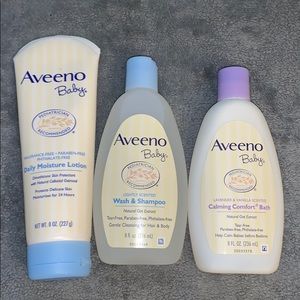 Aveeno Baby Bath Wash, Shampoo, & Lotion